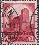 Germany - 1934 - Architecture - 12 Pfennig - Red - Architecture - Scott 443 - 0